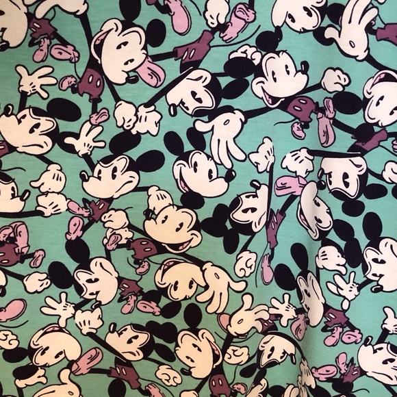 LuLaRoe Irma Tunic top L Mickey Mouse Disney - Picture 4 of 5